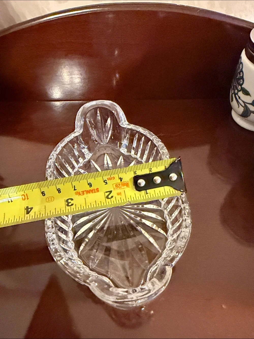 Waterford Crystal  tray , trinket Dish, soap dish ,